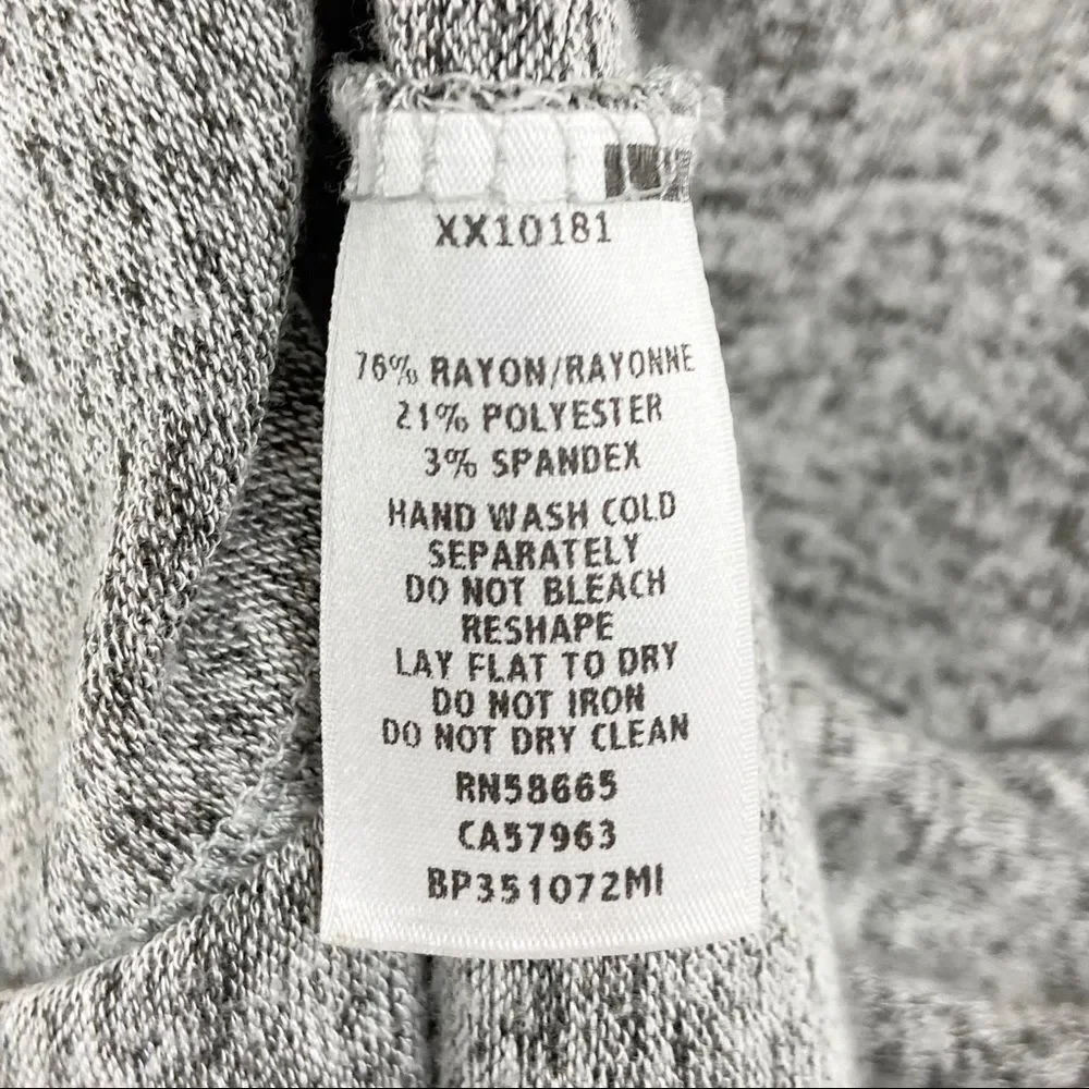 Nordstrom BP Soft Plush V Neck Sweater Gray XS - Picture 5 of 6